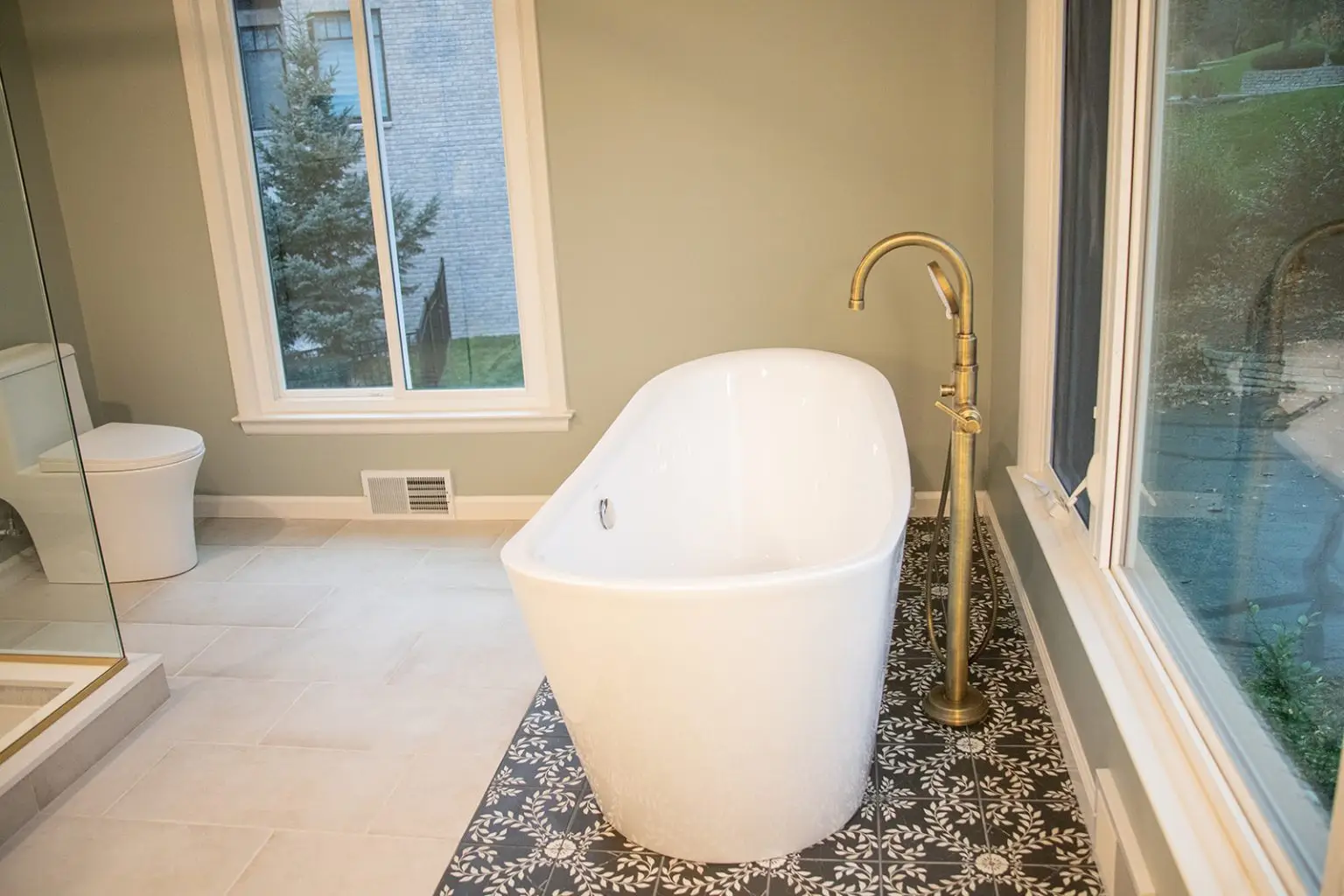 Completed home remodeling project by Life Construction and Design